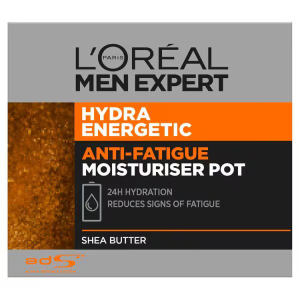 L'Oreal Paris Men's Moisturiser Hydra Energetic 50ml, UK version