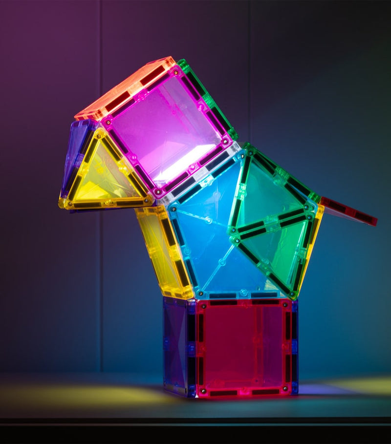 Connetix light-up star pack 8 pieces, imported from the UK