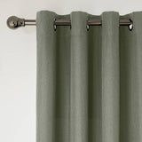 Habitat blackout eyelet curtains green 117x137cm, imported from the UK