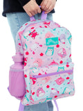 Squishmallows purple 4-piece backpack set - British product