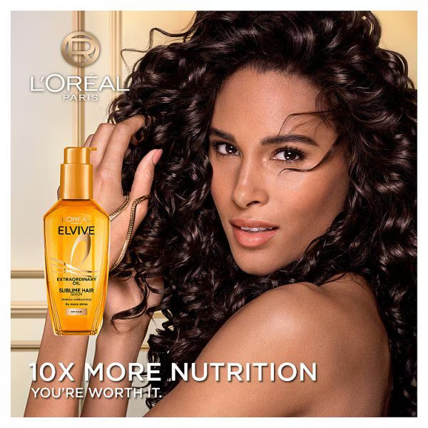 L'Oréal Paris Elvive Extraordinary Hair Oil 100ml, UK version