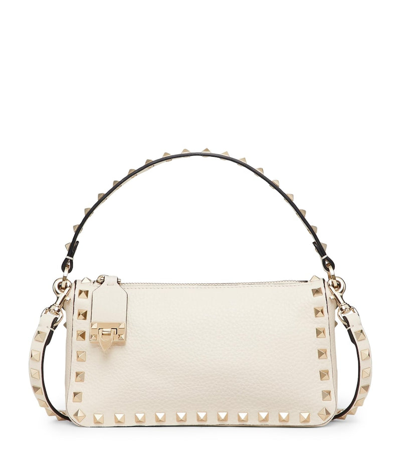 Valentino Garavani small leather Rockstud shoulder bag (British brand)