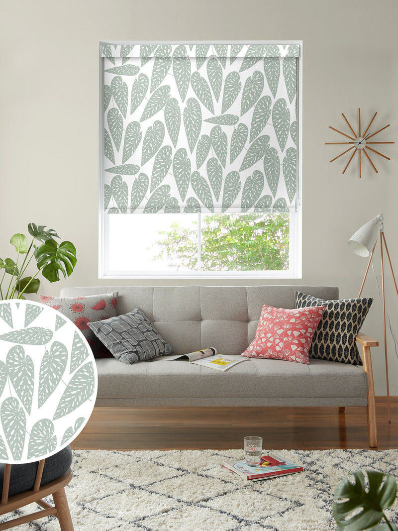 MissPrint Shaded Tropics roller blinds, imported from the UK