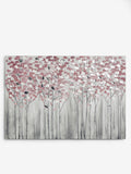 Pink Birch Trees large canvas wall art, imported from the UK