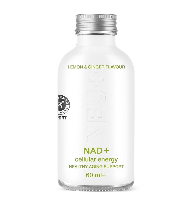 NEU+ NAD+ cellular support supplement drink Lemon & Ginger 60ml (British brand)