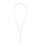 Harrods Anita Ko White Gold and Diamond Heart Lariat Necklace- Buy online at McGrocer