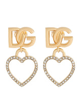 Harrods Dolce&Gabbana Logo Heart Earrings- Buy online at McGrocer