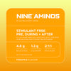 USN Nine Aminos pineapple amino powder 330g, imported from the UK