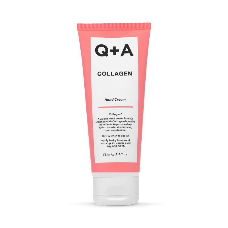 Q+A Collagen Hand Cream 75ml - British product