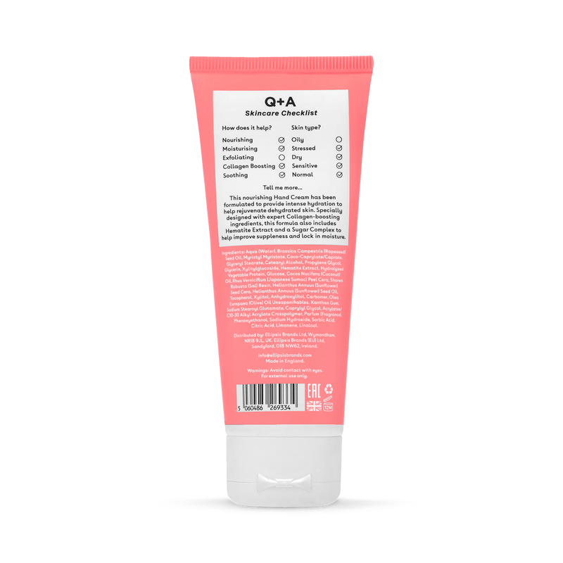 Q+A Collagen Hand Cream 75ml - British product