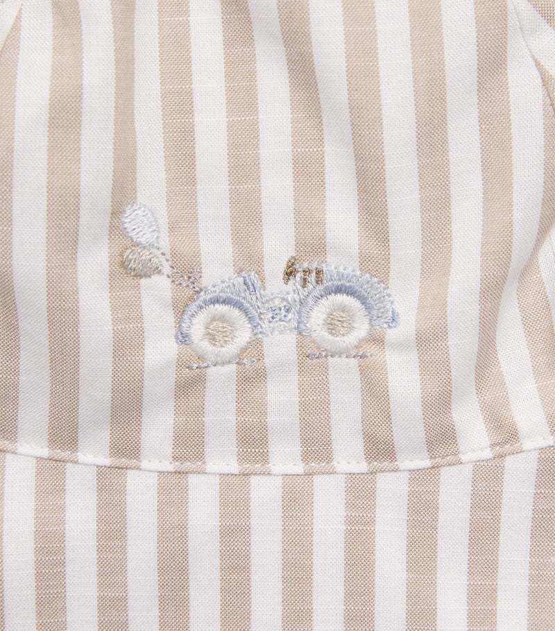 Marie-Chantal cotton Carlton race car sun hat, imported from the UK