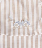 Marie-Chantal cotton Carlton race car sun hat, imported from the UK