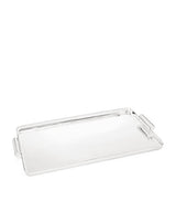 Harrods Silver-Plated Brass Serving Tray 61.5cm x 35.5cm- Buy online at McGrocer