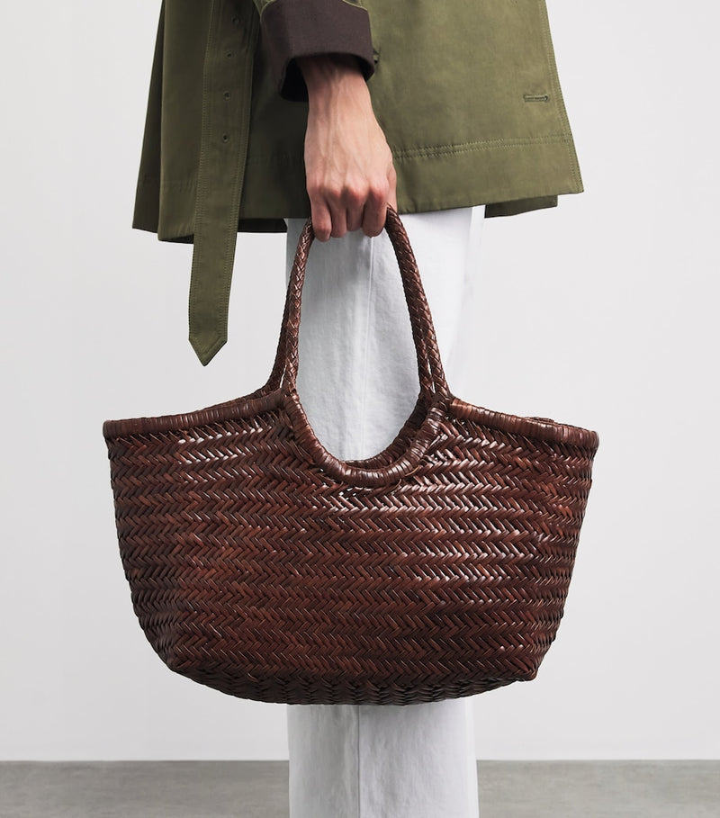 Dragon Diffusion woven Nantucket large tote bag (British brand)