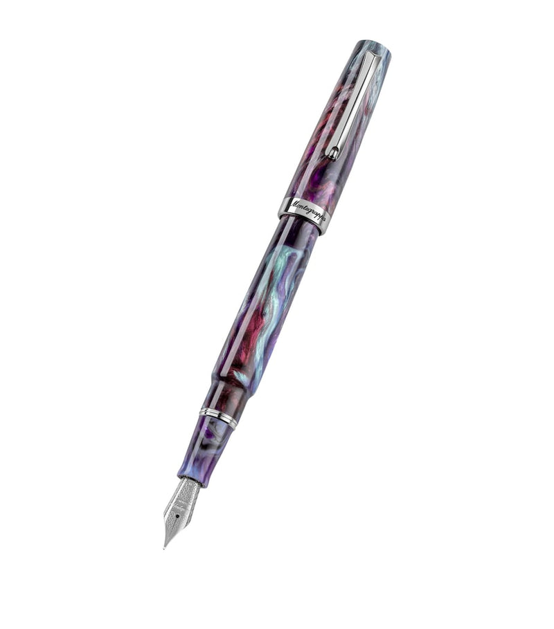 Montegrappa Otto ballpoint pen stainless steel sapphire, UK version