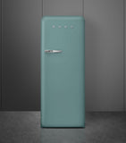 Retro Stainless Steel Fridge with Humidity Control and Temperature Zone