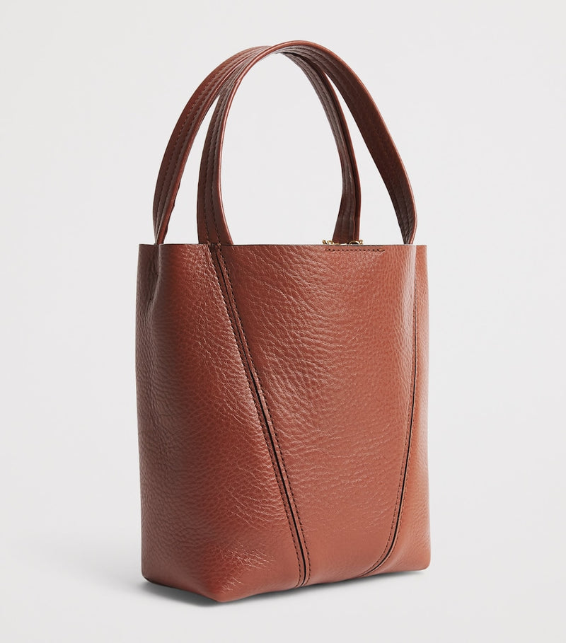 Chloé small leather Spin tote bag - British product