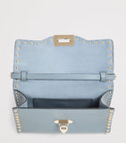 Valentino Garavani small leather Rockstud shoulder bag (British brand)
