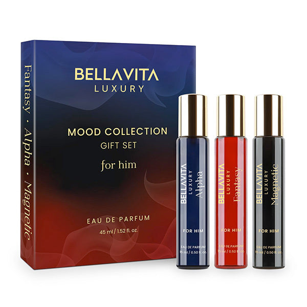 Bellavita mood collection gift set for him 3x15ml (British brand)