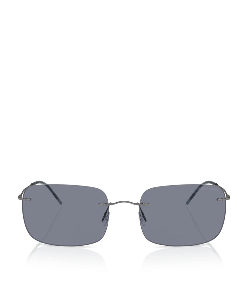 Giorgio Armani Pillow rectangle sunglasses (British brand)