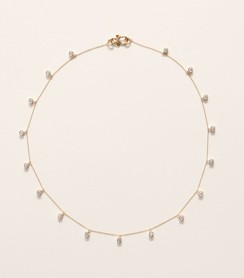 Sophie Bille Brahe diamond necklace Lou of the Valley 40cm, imported from the UK