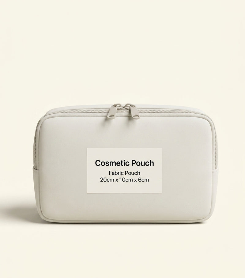 Prada Saffiano leather logo pouch, British brand