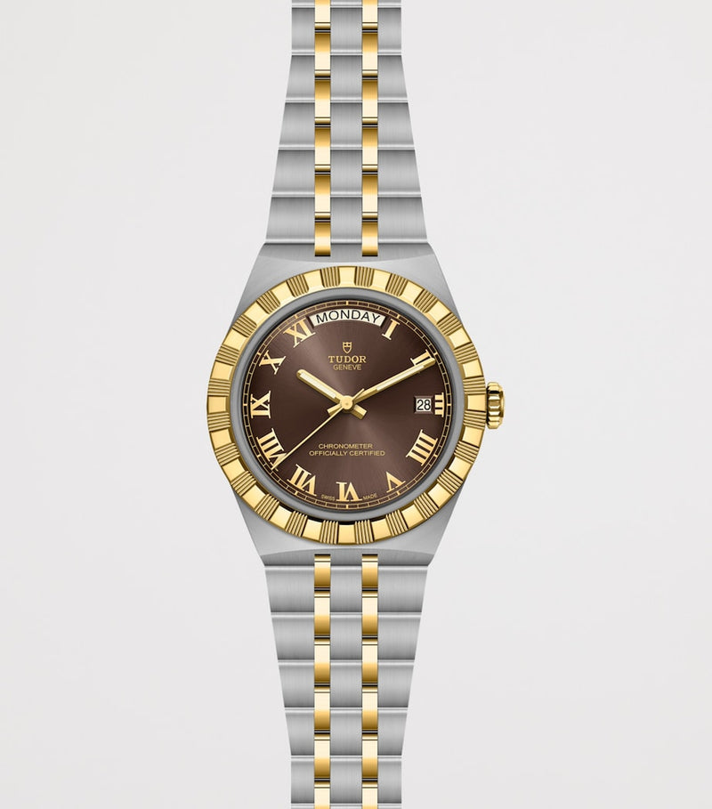 TUDOR Royal stainless steel and yellow gold watch 40mm (British brand)