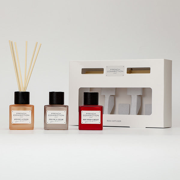 French Connection autumn collection reed diffuser trio gift set (British brand)