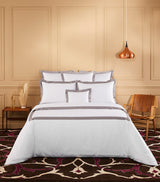 Harrods Yves Delorme Linea Platine Standard Oxford Pillowcase 50cm x 75cm- Buy online at McGrocer