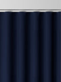 Navy blue made to measure cotton curtains - British product