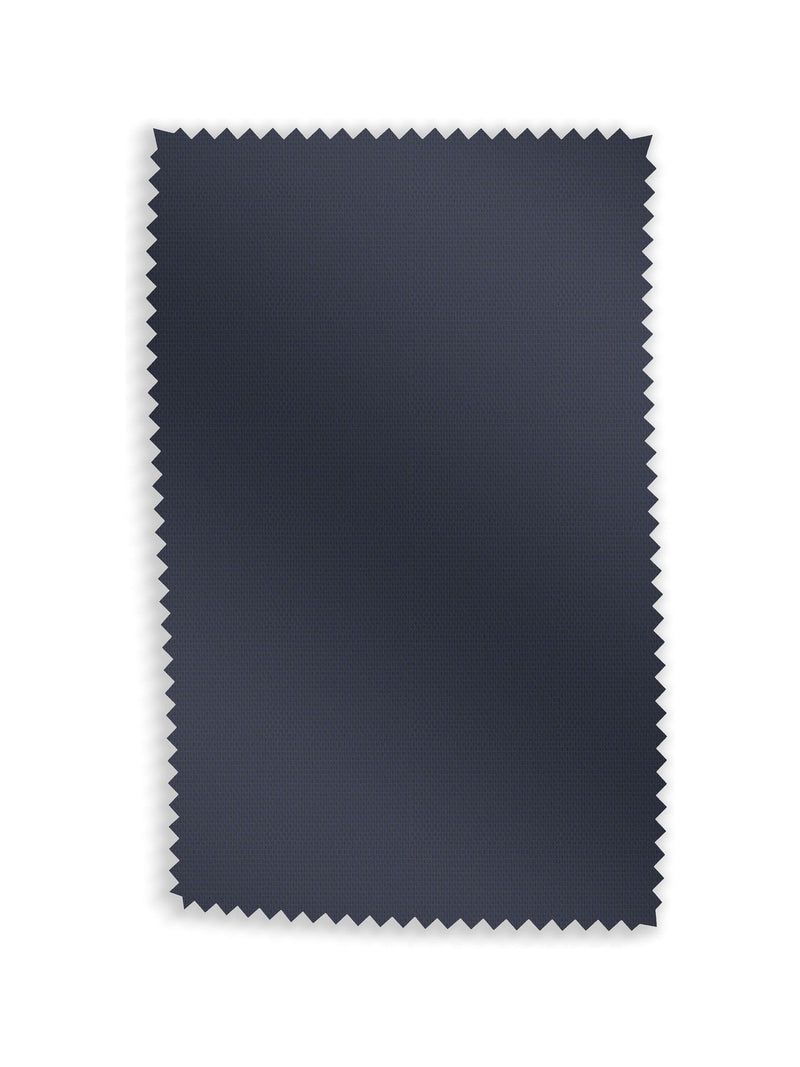 Navy blue made to measure cotton curtains - British product
