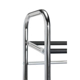Argos Home Yori rolling shoe rack chrome, imported from the UK