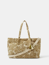 Next Accessorize Green Palm Print Weekend Bag- Buy online at McGrocer