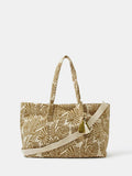 Accessorize green palm print weekend bag - British product