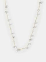 Next Accessorize Gold Plated 14ct Multi Stone Necklace- Buy online at McGrocer
