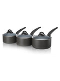 Tower ceramic nonstick saucepan set 3 piece (British brand)