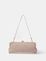 Next Accessorize Nude Clip Frame Clutch Bag- Buy online at McGrocer