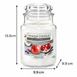 Yankee Candle medium scented candle Pomegranate Coconut - British product