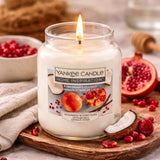 Yankee Candle medium scented candle Pomegranate Coconut - British product