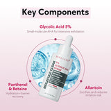 NINE LESS glycolic acid serum 5%, imported from the UK