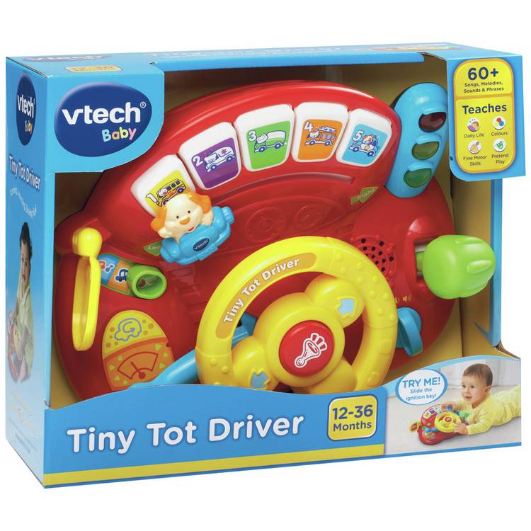 Vtech TinyTot Driver steering wheel toy, UK version