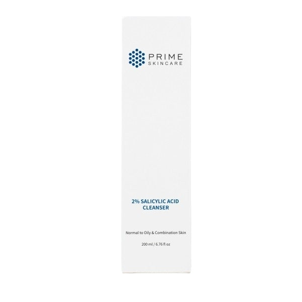 Prime Skincare salicylic acid cleanser 200ml, imported from the UK