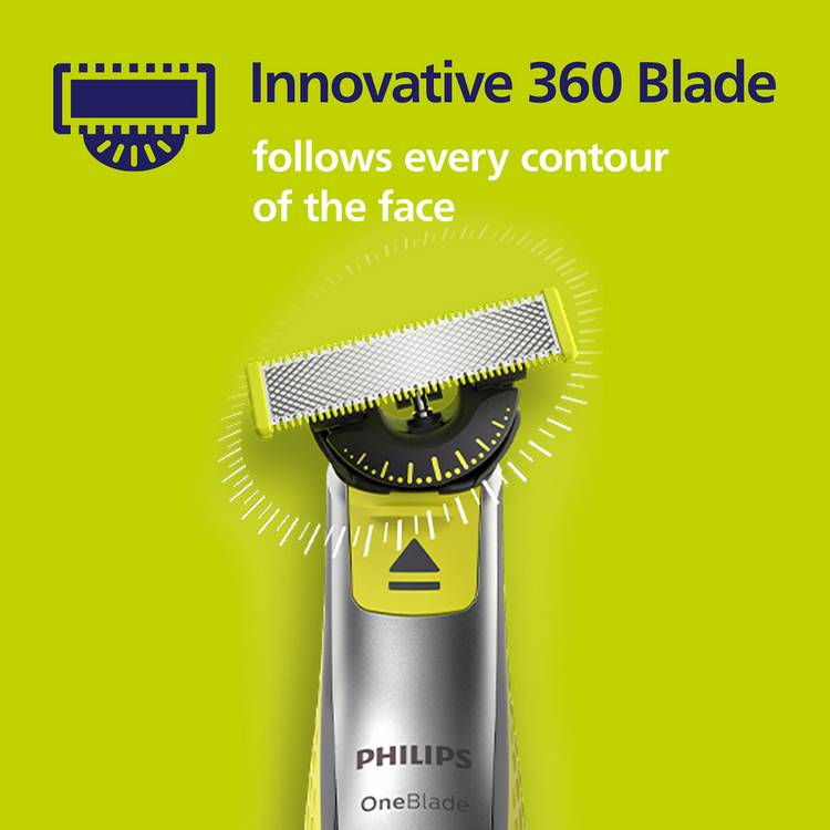 Philips OneBlade replacement blade heads 2 pack, UK version