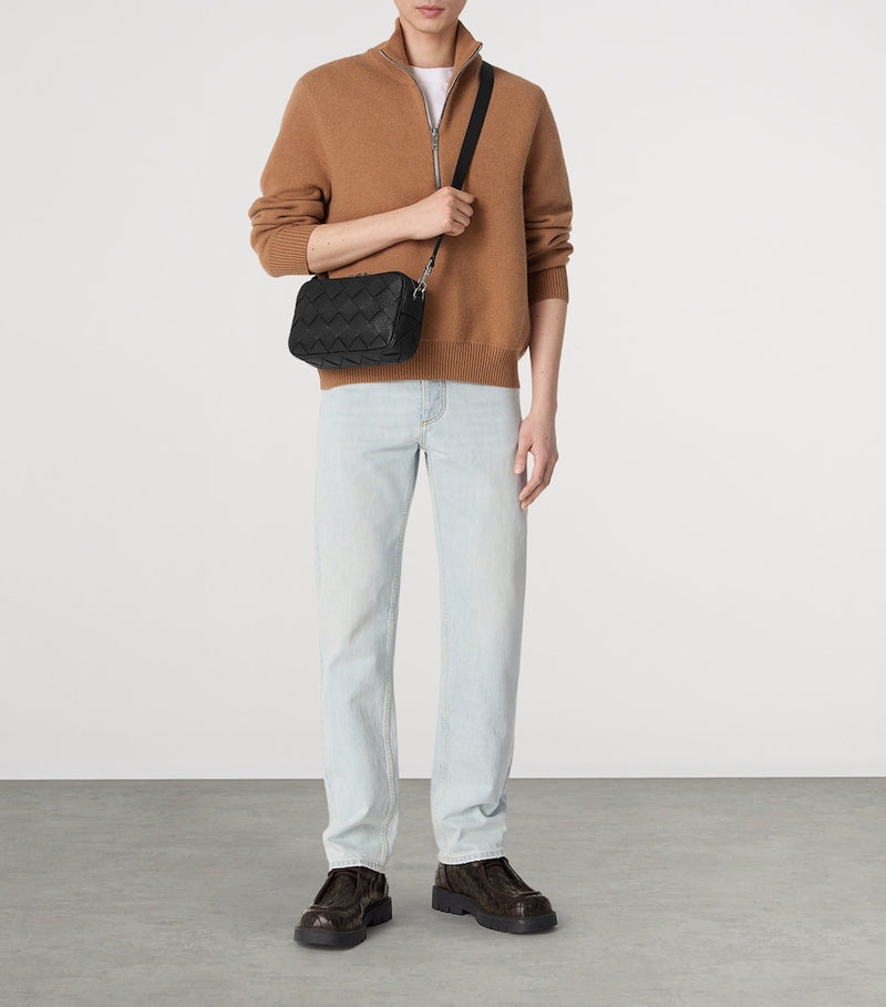 Bottega Veneta Intrecciato small leather camera bag - British product
