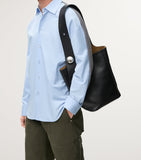 LOEWE Large Leather Pebble Bucket Bag H33cm (British brand)