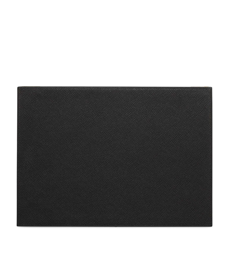 Smythson Panama Leather Jewellery Box (British brand)