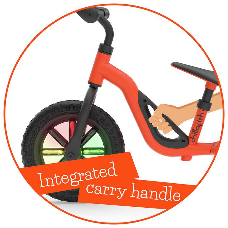 Chillafish balance bike glow orange 10 inch (British brand)
