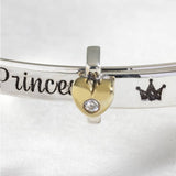 Revere Silver Little Princess Baby Bangle 35mm, imported from the UK