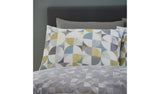 Catherine Lansfield retro circles ochre bedding set double, UK version
