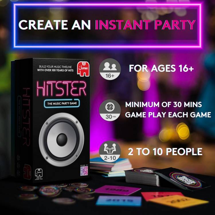 Hitster music card game (British brand)